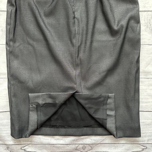 NEW Vintage Designer Kelly Graham NEW YORK 2-Piece Gray Suit BLAZER & SKIRT 6 - Picture 8 of 11